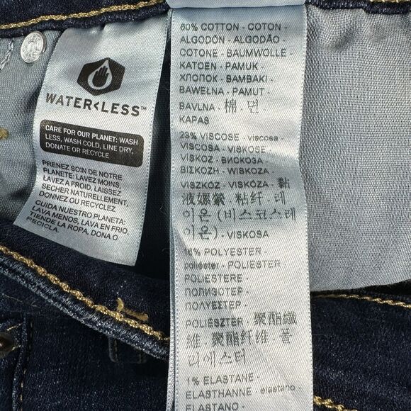 Levi's 721 HIGH RISE SKINNY Womens Size 30 Blue Jeans Denim Pants 28x30 - Picture 10 of 11